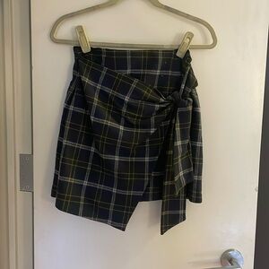 Wilfred plaid mini skirt